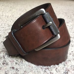 Coach leather belt